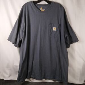 Carhartt Mens 2XL Original Fit Short Sleeve T Shirt Black